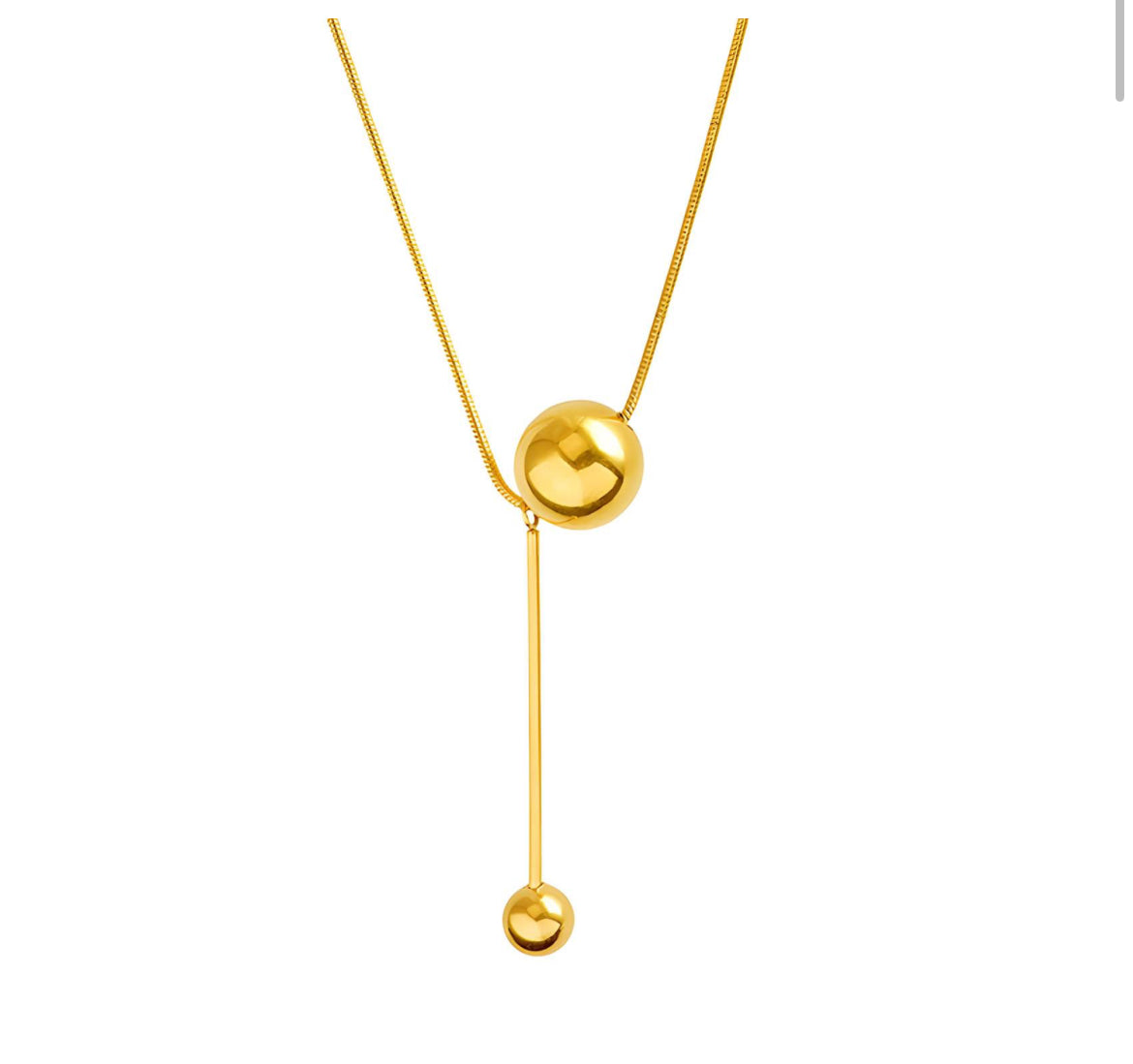 Aurore - Gold Stainless Steel Necklace for Women | Waterproof & Hypoallergenic Jewelry