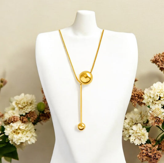 Aurore - Gold Stainless Steel Necklace for Women | Waterproof & Hypoallergenic Jewelry