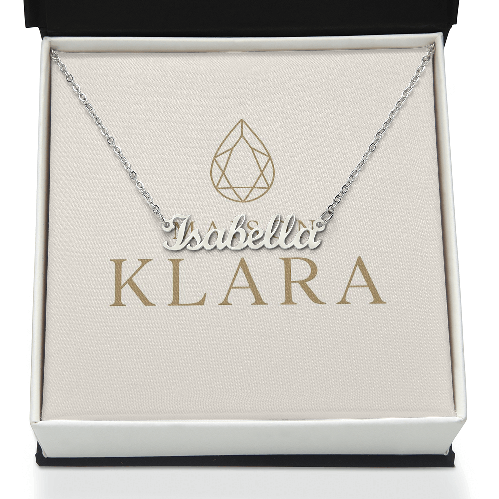 Personalized Necklaces in Stainless Steel & Gold