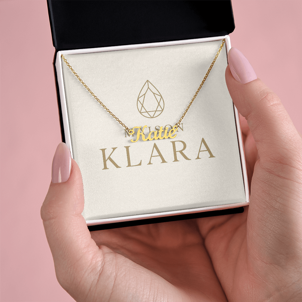 Personalized Necklaces in Stainless Steel & Gold