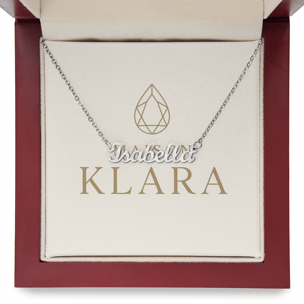 Personalized Necklaces in Stainless Steel & Gold